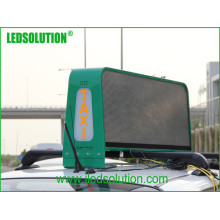 LED Taxi Top Displays for Video Advertising